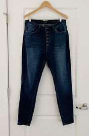 Judy Blue Skinny High Rise Button Fly Jeans 14W