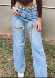 Vibrant MIU wide leg jeans size 7 / 27