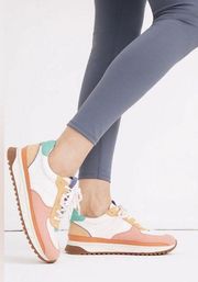 Madewell Kickoff Trainer Sneakers in Colorblock Leather