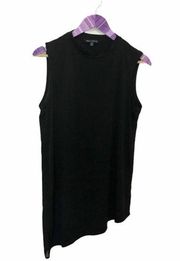 Sweet Rain sheer black Asymmetrical tunic