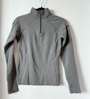 Spyder Women's Free Style Quarter-Zip Pullover Stone Gray Size S