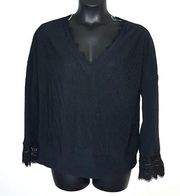 EcoWish black sweater nwt