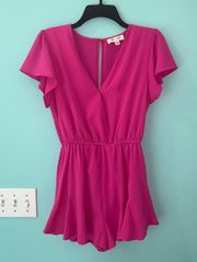 Hot Pink Romper