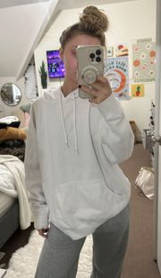 White Oversized Hoodie