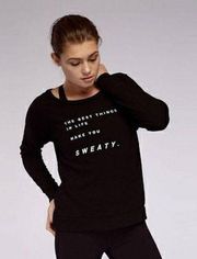 "The Best Things In Life Make You Sweaty" Jordie Sweatshirt M