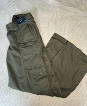 Hollister Green Low Rise Cargo Pants