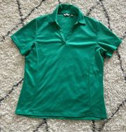 Lady Hagen green golf polo size large