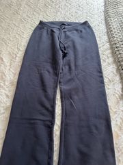 Wide Leg Sweatpants Navy