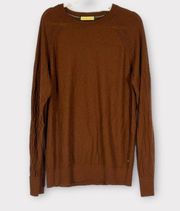 Scotch & Soda Crewneck Long Sleeve Wool Sweater Size XXL Brown