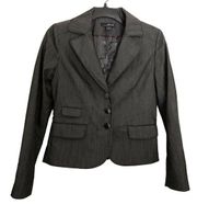 Willi Smith Gray 3 Button Blazer - Size Small - Fully Lined - Contrast Stitching