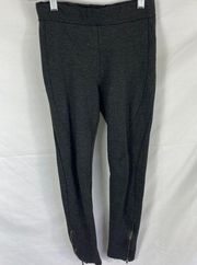 Lush Nordstrom Zip Bottom Grey Leggings Size XS