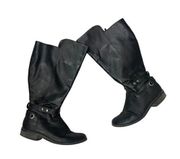 Womens Arizona Jeans Cuala Black Riding Boots - Sz 8.5