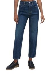 The Rigid Way-High Jean 31X28” Ankle High Waisted Buttonfly Indigo