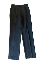 New York Dress Pants Size 8 Black High Rise Wide Straight Leg