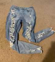 Rue21 High-waisted Distressed Jeans 