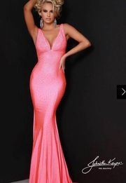 Hot Pink Prom Dress