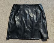 Leather skirt