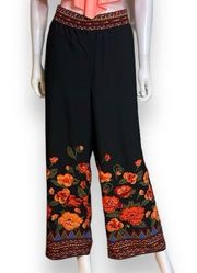 Rachel Zoe Wide Leg Floral Pants Women’s Size Large, Perfect for Vacation, NWT!