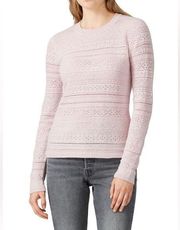Jason Wu Light Pink Fairisle Wool Sweater Size Medium $295