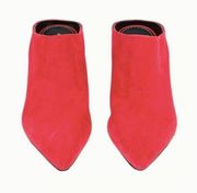 Suede Mules Red size 6