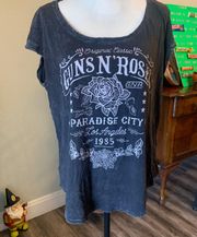 Guns N Roses Burnout Tee