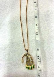 NWT  gold holiday necklace