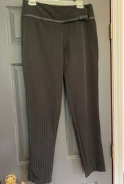 Iz Byer Tracy Evans Limited Black Pin Striped Dress Pants