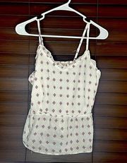 Women’s Sim & Sam Size Large Tank atop Blouse