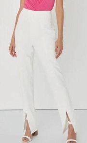 Lulus White Split Hems Dress Pants NWT