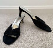 🌈Caparros Fancy Black Sandals Size 7.5