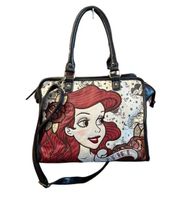 Loungefly Ariel The Little Mermaid True Love Vintage Tote Crossbody Purse Bag