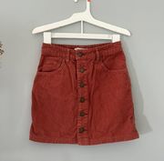 corduroy Skirt