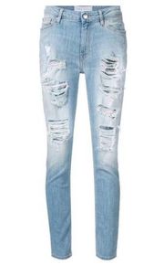 IRO Light Wash Ripped Jeans