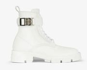 Givenchy Combat Boots 100% Calf Leather Size EU39 New in Box w/Dustbags
