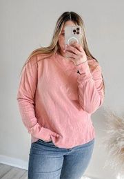 Sweaty Betty pink pullover sweater