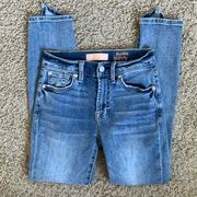 7FAM B(air) authentic size 24 The ankle skinny blue jeans