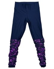 Starry Night Fuschia Foil Leg Warmer Leggings