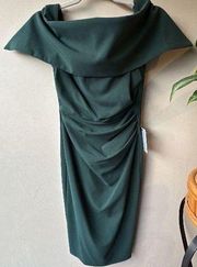 NWT Vince Camuto Dark Green Dress Sz 0