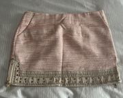 Light Pink Detailed Skirt 