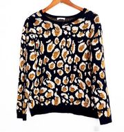 NWT Sophia Rue Leopard Print Oversize Sweater