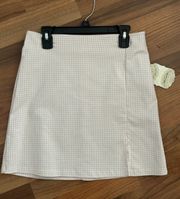 Alterd State white and Pink checkered Skirt 