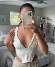 Cream Corset Top 