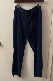 Grey’s Anatomy Split Cut Royal Blue Scrub Pants Size S Signature Line Barco