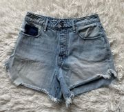 Jean Shorts Light Wash Size 4