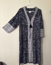 Women’s zip up robe. Charter Club. Size M