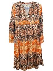 Agua Bendita For Anthro Dress xs boho maxi patterned