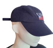 L.A Hearts USA womens hat navy with flag