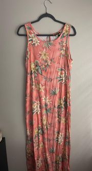 Vintage  tropical maxi dress