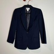 Pendleton navy blue wool blazer jacket