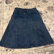 Womens denim skirt by New York & Co size 6